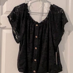 3x lace blouse